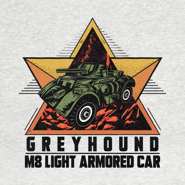 M8 ARMORED CAR GREYHOUND by theanomalius_merch